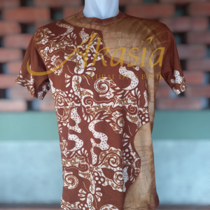 Kaos batik warna alam