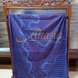 Kain batik cap pulau kombinasi tulis