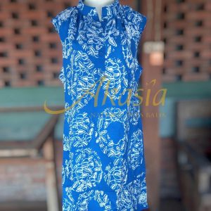 Blouse batik tanpa lengan
